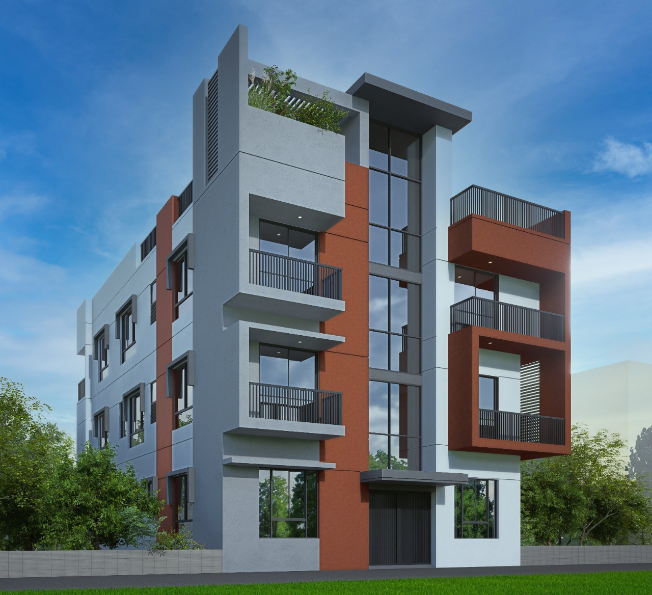 3D building visualization 1