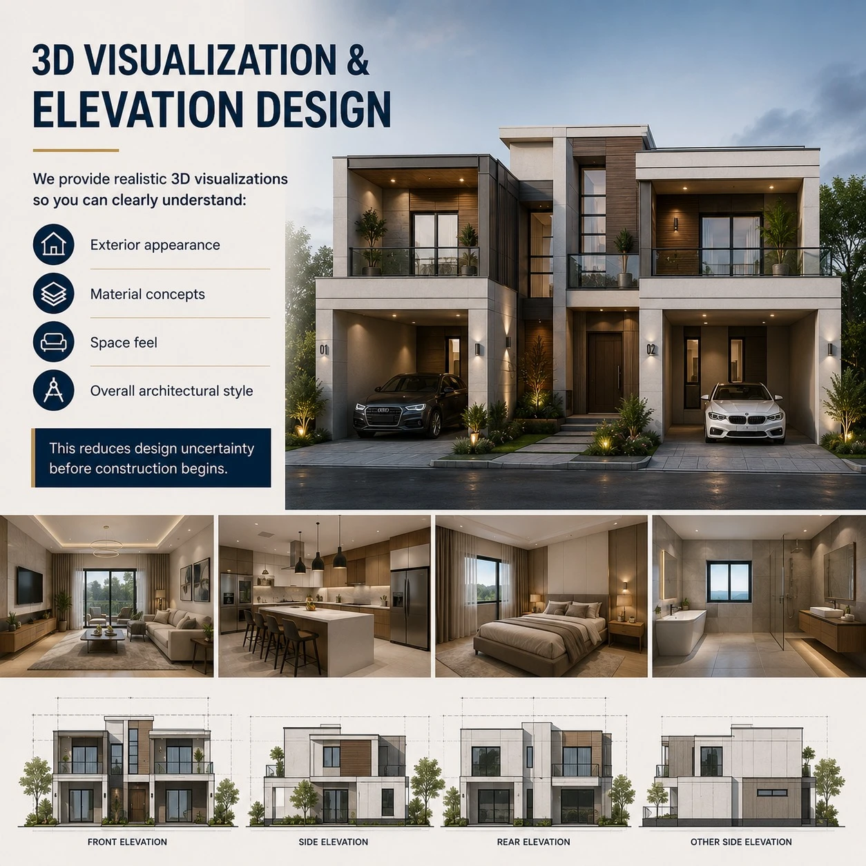 Duplex House Design Dhaka