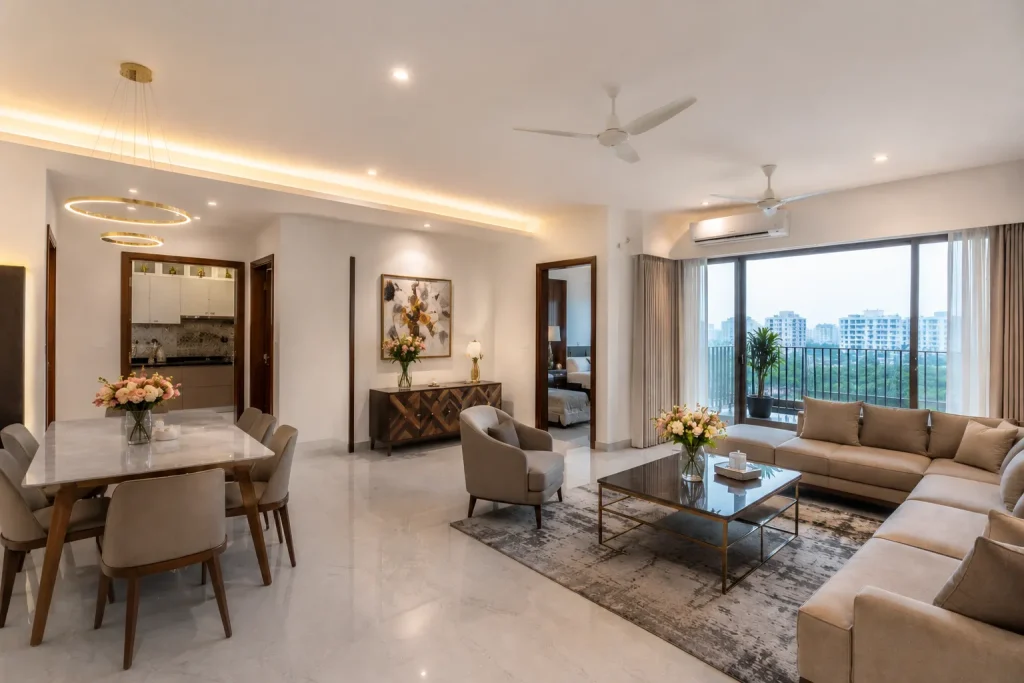 Modern apartment interior ideas and design inspiration in Bangladesh