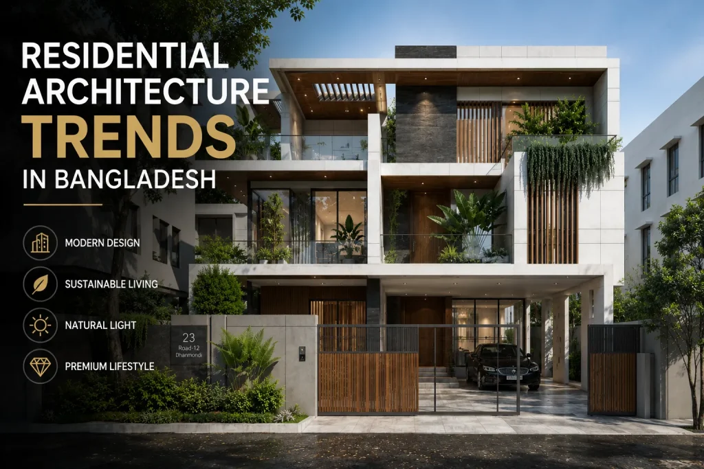 Residential Architecture Trends in Bangladesh: Modern Design Ideas Shaping Future Homes