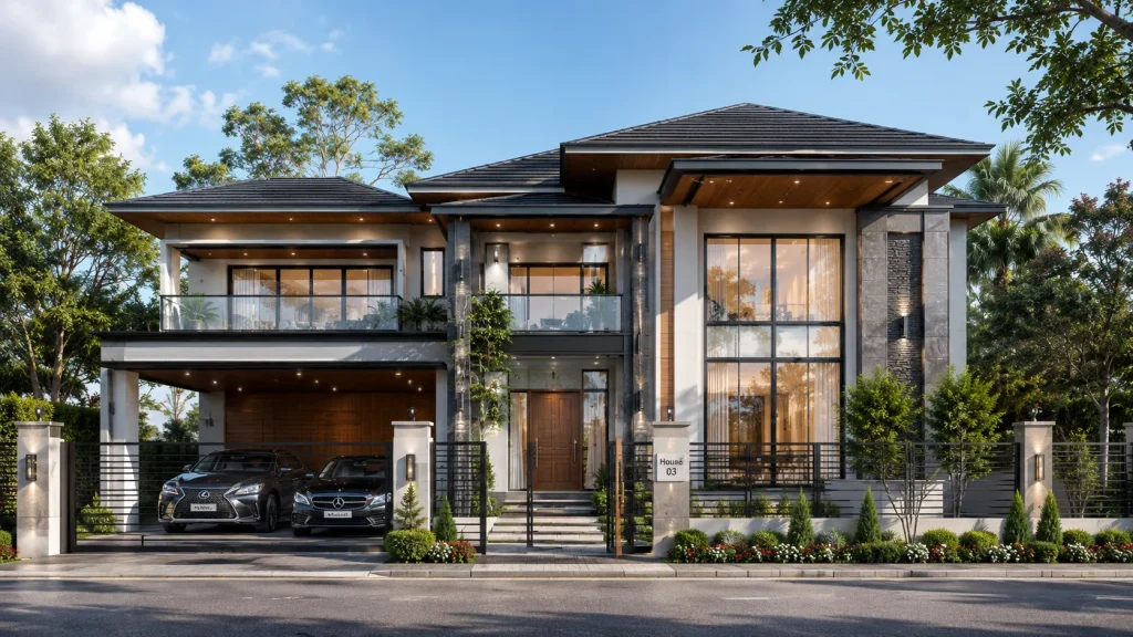 Modern duplex house design cost guide in Bangladesh