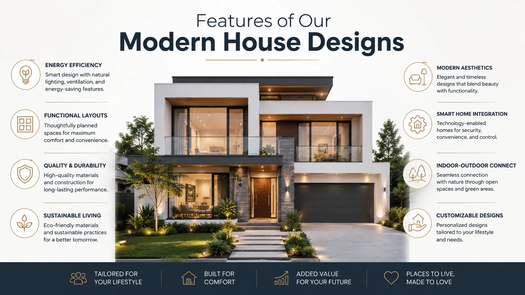 Features of Our Modern House Designs