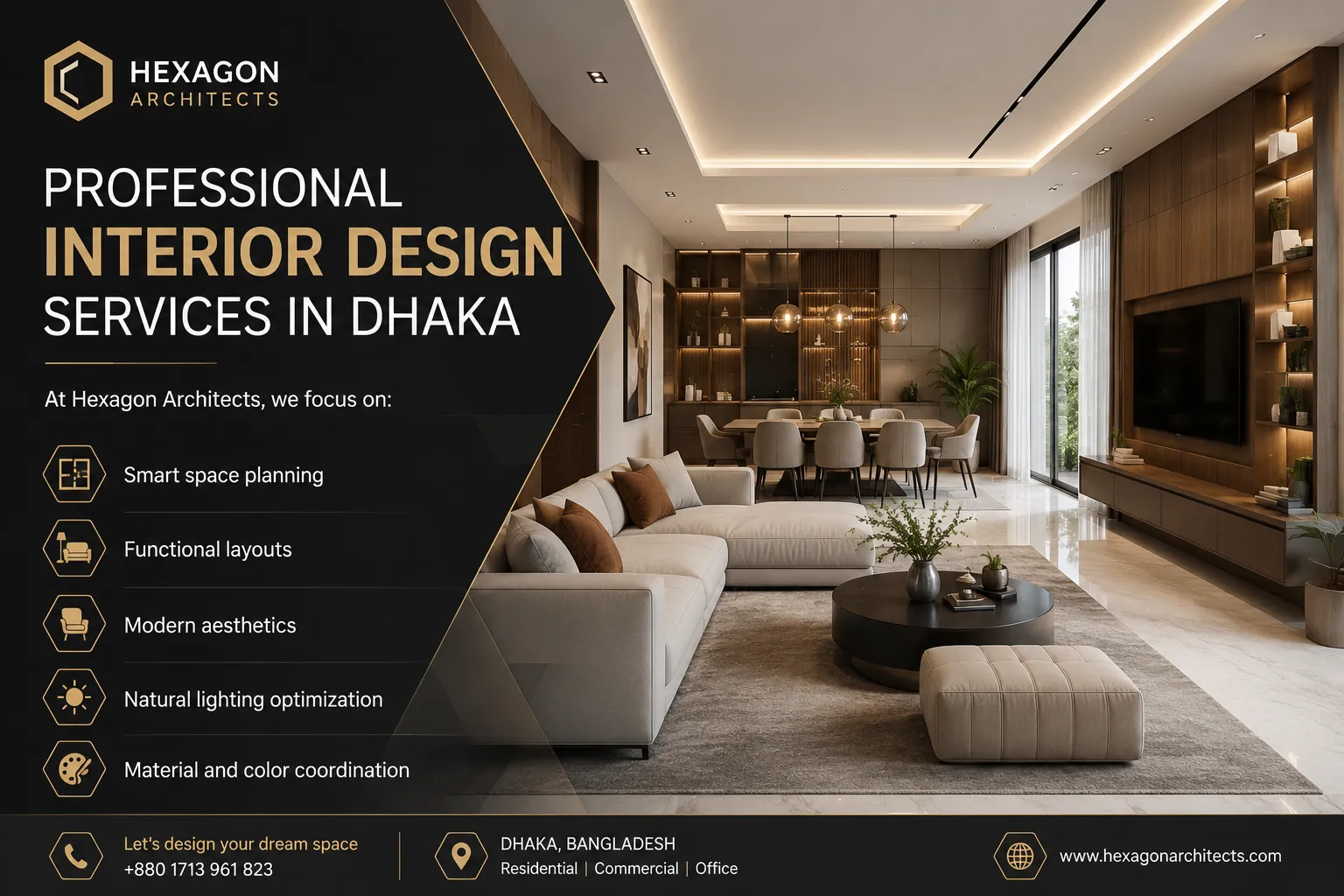 PROFESSIONAL INTERIOR DESIGN SERVICES IN DHAKA