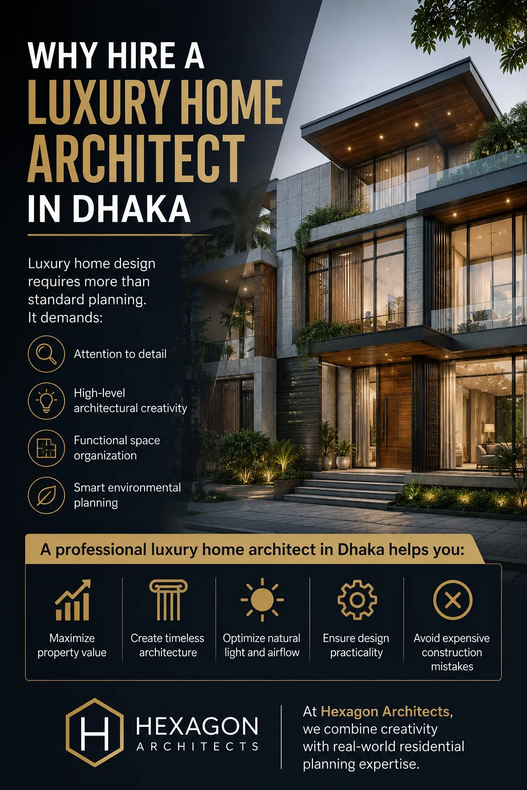 WHY HIRE A LUXURY HOME ARCHITECT IN DHAKA WHY HIRE A LUXURY HOME ARCHITECT IN DHAKA